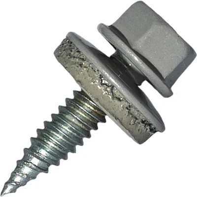 Саморез для доборных элементов HARDWEX ТМ HWX1-W-J-SP-4.8x20 мм, RAL 9006, 250 шт. 5190000001321