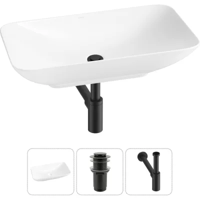 Акционный набор Wellsee 3 в 1 Demure накладная раковина 70x38 см 20214604R