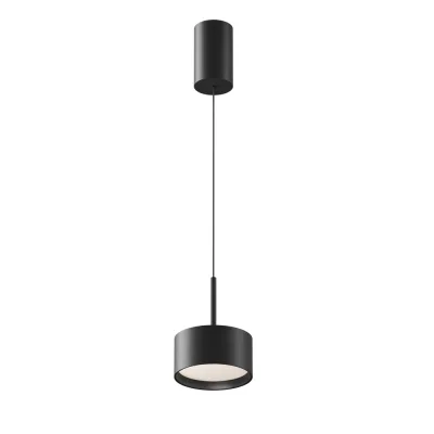 Светильник светодиодный подвесной Maytoni Glare 4000К 12 Вт 4 кв.м черный IP20 (P102PL-12W4K-B)