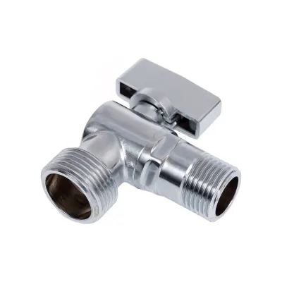 Кран шаровой СаМат Плюс 1/2"х3/4" угловой с отражат. (1 шт) SanT-1076