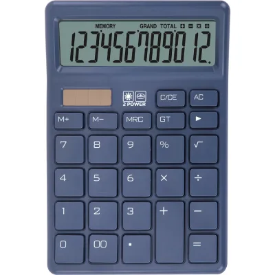 ΠΠ°Π»ΡΠΊΡΠ»ΡΡΠΎΡ Π½Π°ΡΡΠΎΠ»ΡΠ½ΡΠΉ BRAUBERG CH-12-BU 153x103 ΠΌΠΌ, 12 ΡΠ°Π·ΡΡΠ΄ΠΎΠ², Π΄Π²ΠΎΠΉΠ½ΠΎΠ΅ ΠΏΠΈΡΠ°Π½ΠΈΠ΅, ΡΠΈΠ½ΠΈΠΉ 272959