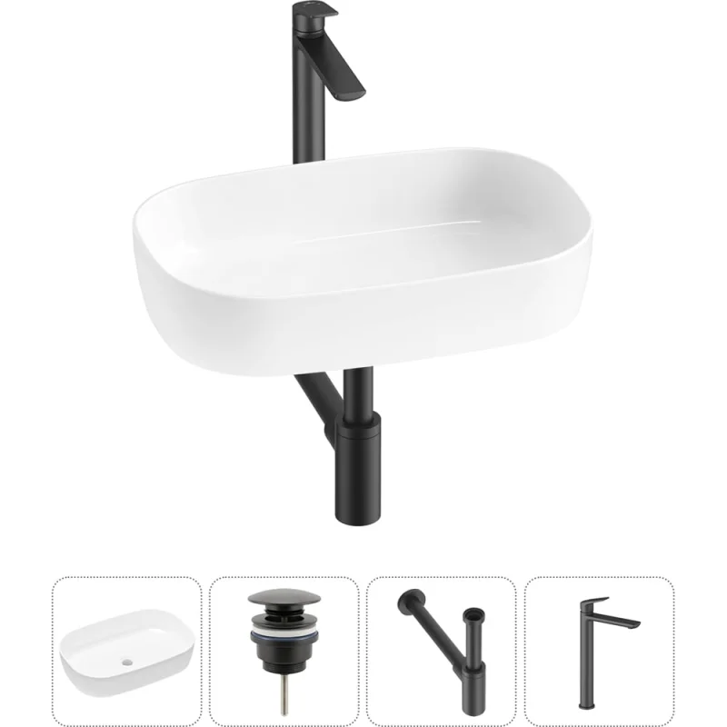 Накладная раковина для ванной Lavinia Boho комнаты Bathroom Sink в наборе 4 в 1 20217520R