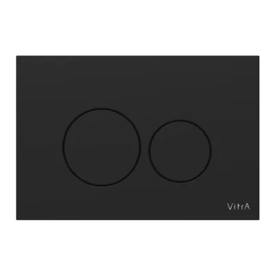 Кнопка смыва для инсталляции Vitra Origin, матовая черная, двойной смыв 740-2411