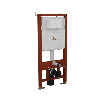 Комплект Bauedge BAU 6 в 1: усиленная инсталляция BAU IDEAL, унитаз подвесной безободковый Bau Nimb Hurricane смыв торнадо, быстросъемное тонкое сиденье дюропласт микролифт, клавиша Gun gray, серый металлик E458103-BK0001-HQ-E00114