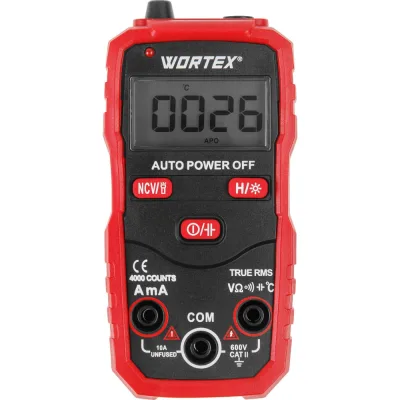 Мультиметр цифровой WORTEX AM 1009 (2323168) ЦИ-2825090100