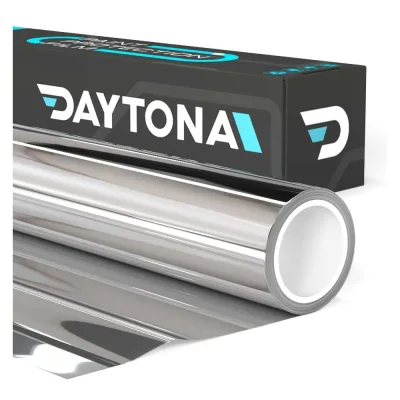 Солнцезащитная пленка Daytona серебряного цвета 15% на окна (30м х 0.75м) DAYTONA. Архитектурная зеркальная самоклеющаяся тонировка для окон с функцией светоотражения и защиты от тепла MP2374075300