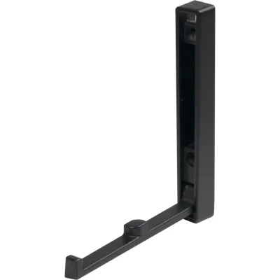 Мебельный крючок AKS STEP, черный матовый 90289