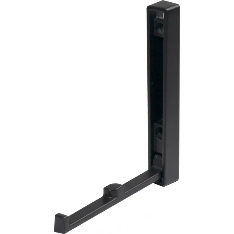 Мебельный крючок AKS STEP, черный матовый 90289
