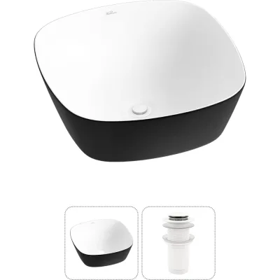 Набор Wellsee 2 в 1 Ground Breaking накладная раковина 40x40 см 20212175R
