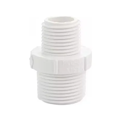 Ниппель-переходник СаМат Плюс 1''х 3/4'' из АБС пластика МАК (3 шт) SanT-2457