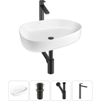 Набор Wellsee 4 в 1 Belle Spa 3.0 накладная раковина 55x40 см 20212726R
