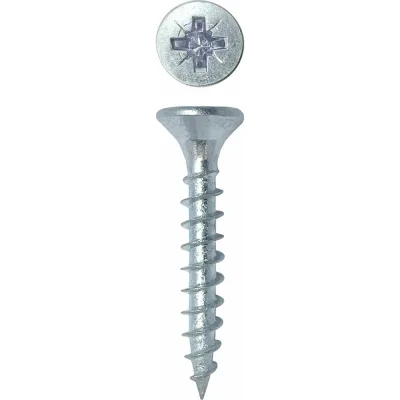 Универсальный саморез Rizzel Pz 3,0x20 белый цинк 30000 шт 00-00464183