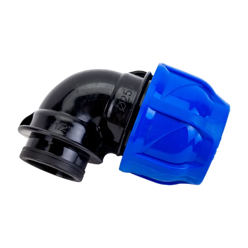 Компрессионный отвод TEBO ПНД вн. резьба 25x1/2" T-ПНД.О.4.25-12.CN