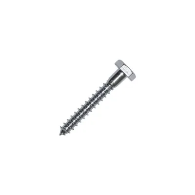 Сантехнический шуруп ЦКИ Глобал DIN 571, 8x40, цинк, SW13, 100 шт. 1704