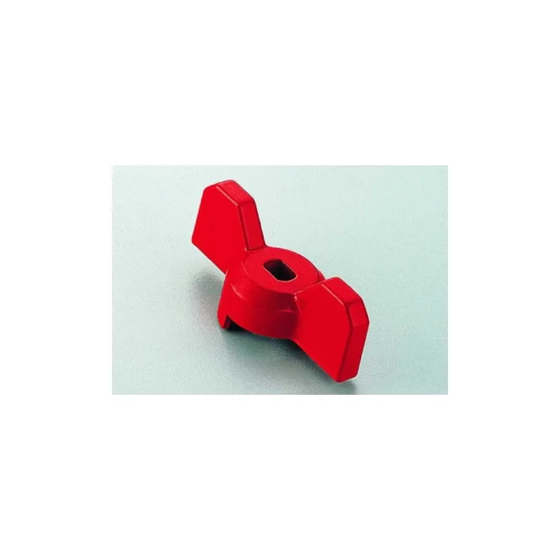 Ручка для шарового крана Tiemme 1/2" (красная бабочка) 2090004 / 2092R0004