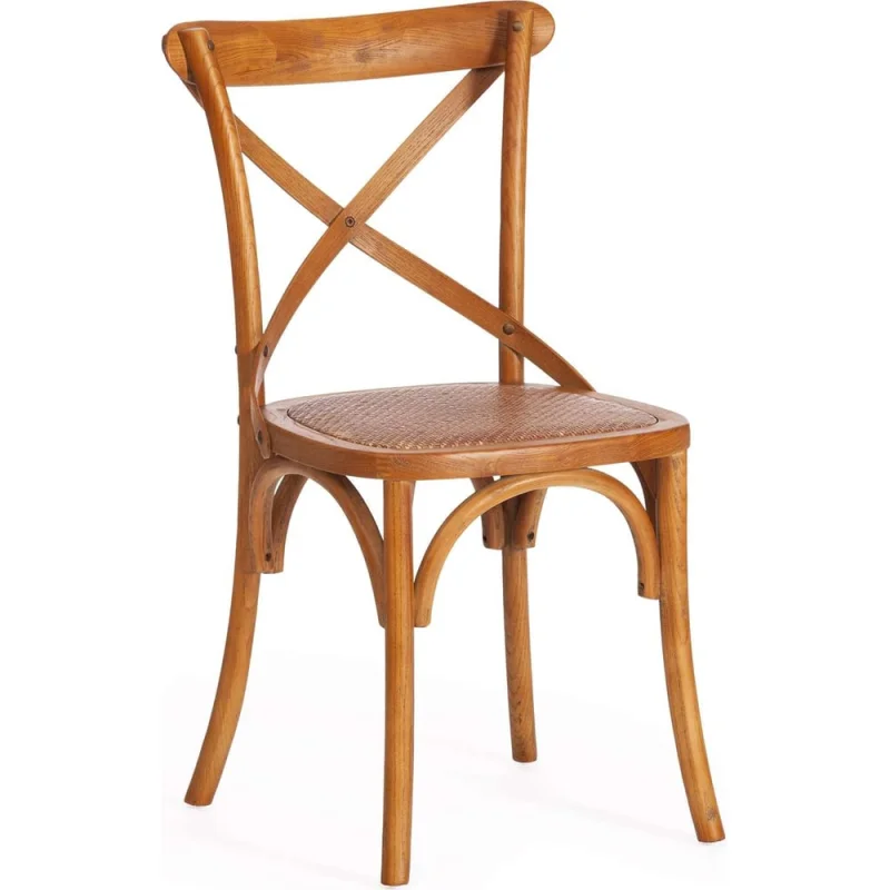 Стул Tetchair cross (mod.cb2001) дерево вяз, 49.5x53.5x87 см, груша (№3) 10980