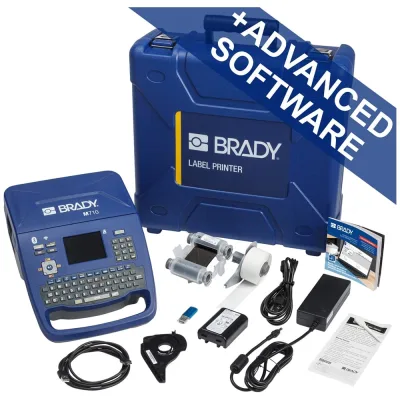 Принтер BRADY M710-WB-QY-EU-BWS c ПО BWS ADVANCED, англ. клавиатура. В комплекте: жесткий кейс, литий-ионный аккумулятор, адаптер, USB кабель, переходник для материалов, быстрый старт, риббон M7-R6000 черный, материал M7C-1000-595-WT brd322914