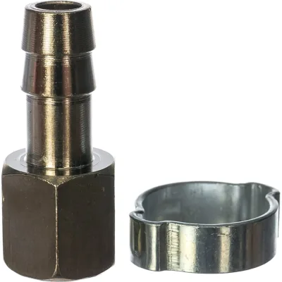 Переходник 1/4"F - елочка (10 мм; обжимное кольцо 15Х18 мм) FUBAG 180252