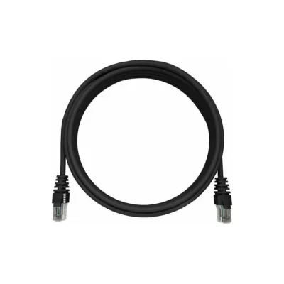 Патч-корд NTSS 2хRJ45/8P8C, T568B UTP 6 кат. литой 2 метра, LSZH, черный шт NTSS-PC-UTP-RJ45-6-2.0-LSZH-BL