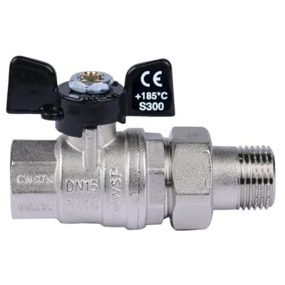 Кран шаровой СаМат Плюс д=20 б г/ш американка (1 шт) SanT-2790