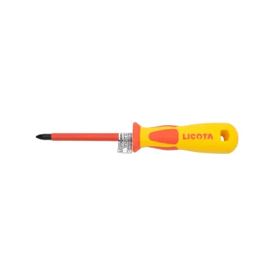 Отвертка изолированная Licota VDE 1000V PZ2, 100 мм ASD-931002