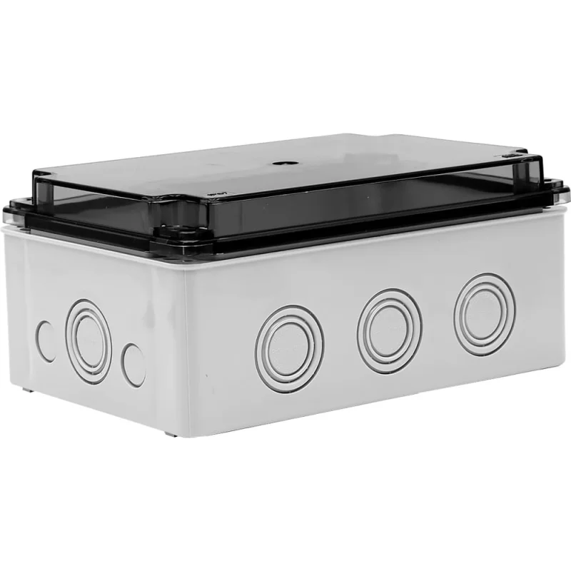 Коробка распределительная пластиковая Mete Enerji 140x210x90, прозрачная крышка, IP67 40204007