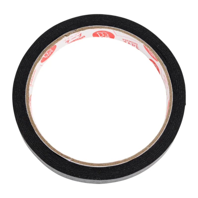 Клейкая лента бумажная черная DGTAPE Masking Tape Professional 12мм х 23м, набор 4 шт. MTP1223B4