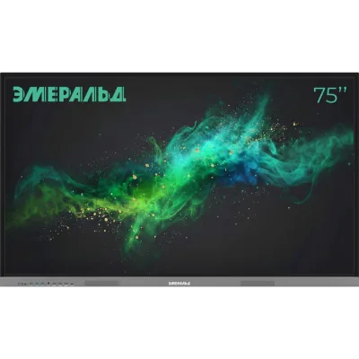 Интерактивная панель ЭМЕРАЛЬД EML651 65 (IR, 350 нит, 4K, RAM 8Гб, ROM 128Гб, Android 14.0) 131282