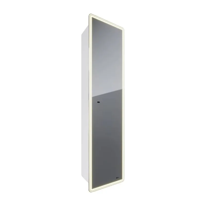 ΠΠ΅Π½Π°Π» Π·Π΅ΡΠΊΠ°Π»ΡΠ½ΡΠΉ Lemark ELEMENT 40x160 ΡΠΌ, 1 Π΄Π²Π΅ΡΠ½ΡΠΉ, ΠΏΡΠ°Π²ΡΠΉ, Ρ ΠΏΠΎΠ΄ΡΠ²Π΅ΡΠΊΠΎΠΉ, Π±Π΅Π»ΡΠΉ LM40PZE
