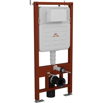 Рамная усиленная инсталляция Bauedge BAU IDEAL для подвесного унитаза E458103