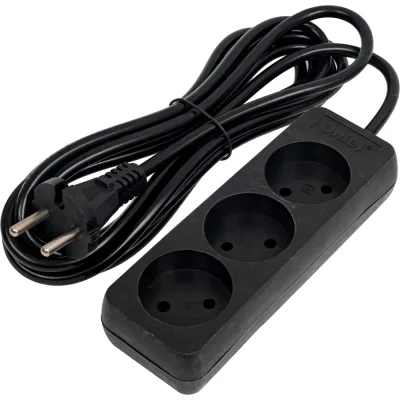 Бытовой удлинитель Uniel BLACKS-CD3-3 UL-00003604