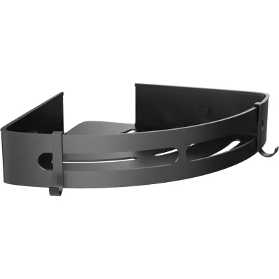 Полка для ванной Fora угловая AXE, черная FOR-AXE035BL