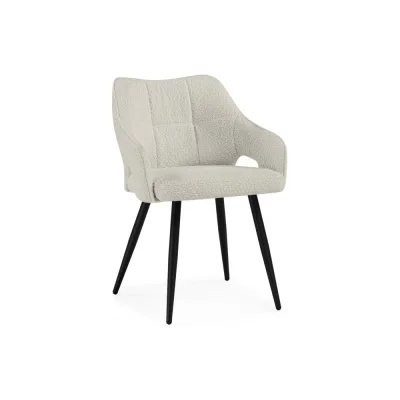 Стул на металлокаркасе Woodville Hera beige/black 15844