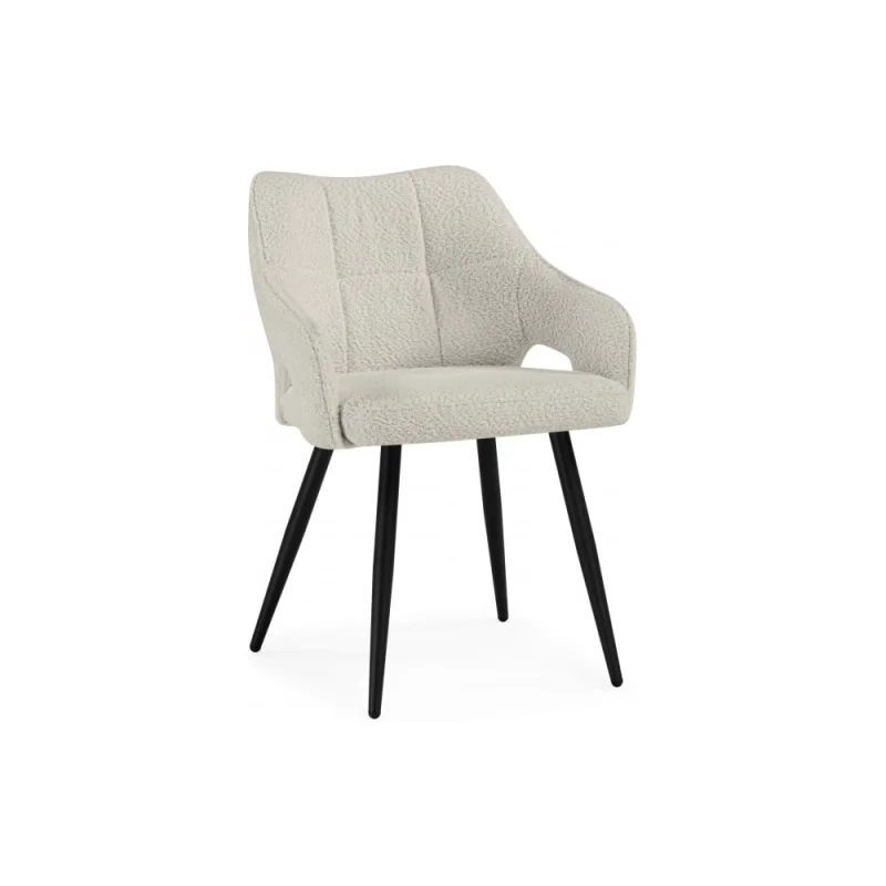 Стул на металлокаркасе Woodville Hera beige/black 15844