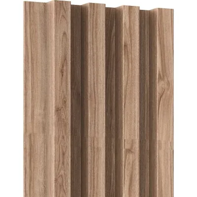Реечная панель КронаПласт legno орех пекан сливочный, 8 шт/уп УТ-00095661