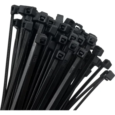 Хомут-стяжка STARFIX 2,5x80 мм, черный, 100 шт. SMP-31294-100