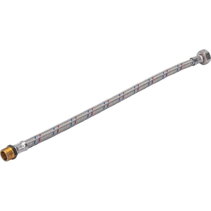 Гибкая подводка для воды НР 3/8" х ВР 1/2", длина 400 мм STOUT RG008P0SIFQ3LU