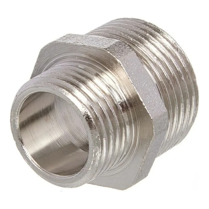 Ниппель-переходник СаМат Плюс 1 1/2"х1 1/4" никель (1 шт) SanT-0169