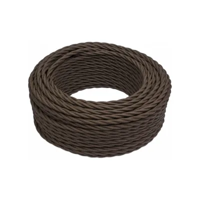 Провод Bironi 3x2,5 коричневый (матовый) 10м B1-435-72-10