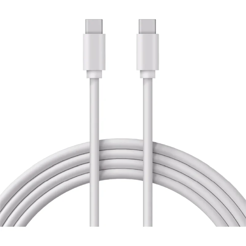 Кабель USB Type-C - Type-C REXANT 60W Power Delivery, 1 м белый 18-1831