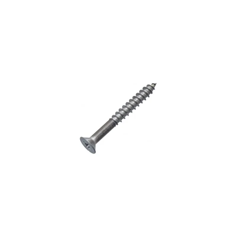 Шуруп ARNO INDUSTRIES потайной 4,5х60 мм 1кг для дерева белый цинк AB7104506033007