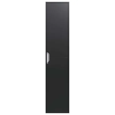 Шкаф-пенал для ванной Uperwood Modul_33х36х150 см, подвесной, с дверцами, матовый черный 2930205301
