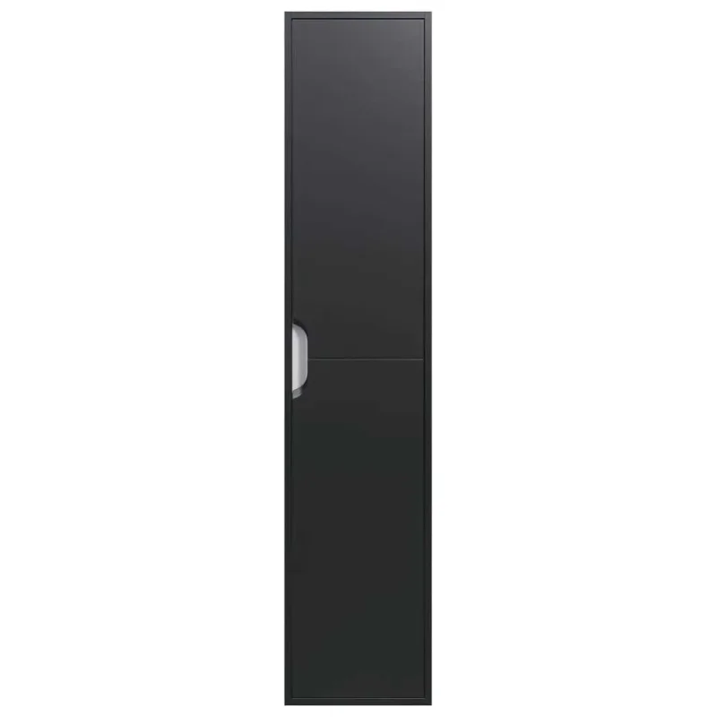 Шкаф-пенал для ванной Uperwood Modul_33х36х150 см, подвесной, с дверцами, матовый черный 2930205301