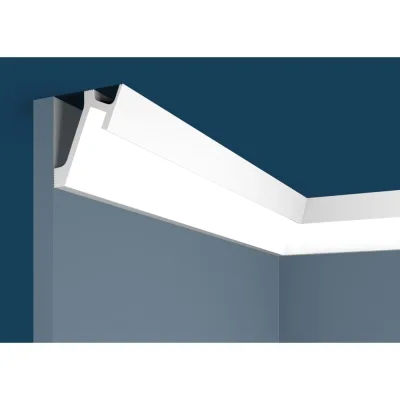 Карниз, плинтус потолочный Cosca Decor 72х65х2000мм Экополимер KX052 00-00072610