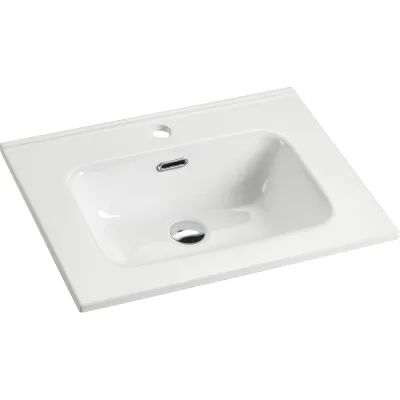 Умывальник Ceramicanova Element накладной, прямоугольный 625х480х190 мм CN7001