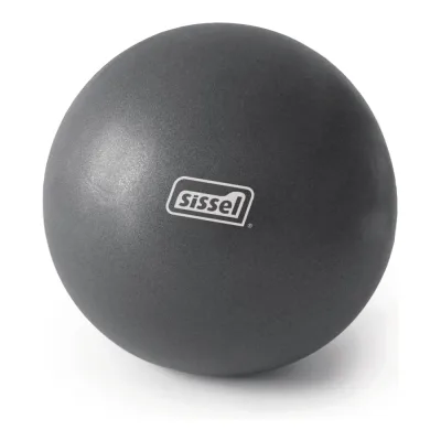 Пилатес-мяч SISSEL SI Pilates Soft Ball, диаметр 26 см, серый металлик 310.035 00-00-00