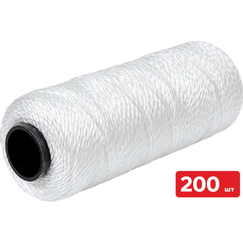 Шнур разметочный белый на катушке SAMGRUPP 1,5 мм х 100 м 200 шт SAMC-060000100-200
