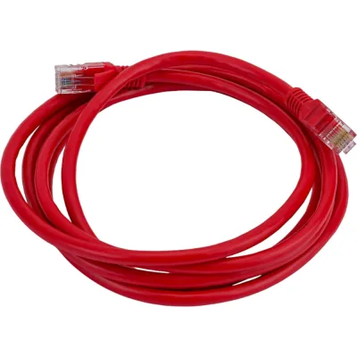 Патч-корд ExeGate UTP-RJ45-RJ45-C6-2M-RD, UTP, cat.6, 2м, красный 282028