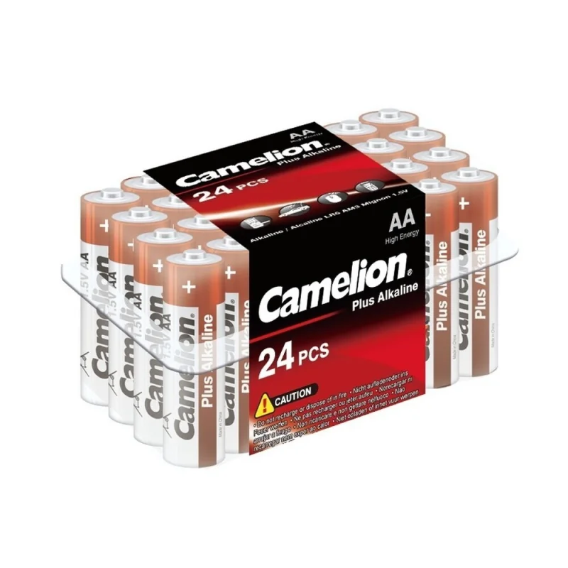 Батарейка Camelion Plus Alkaline АА пальчиковая LR6 1,5 В (24 шт.) (LR6-PB24)