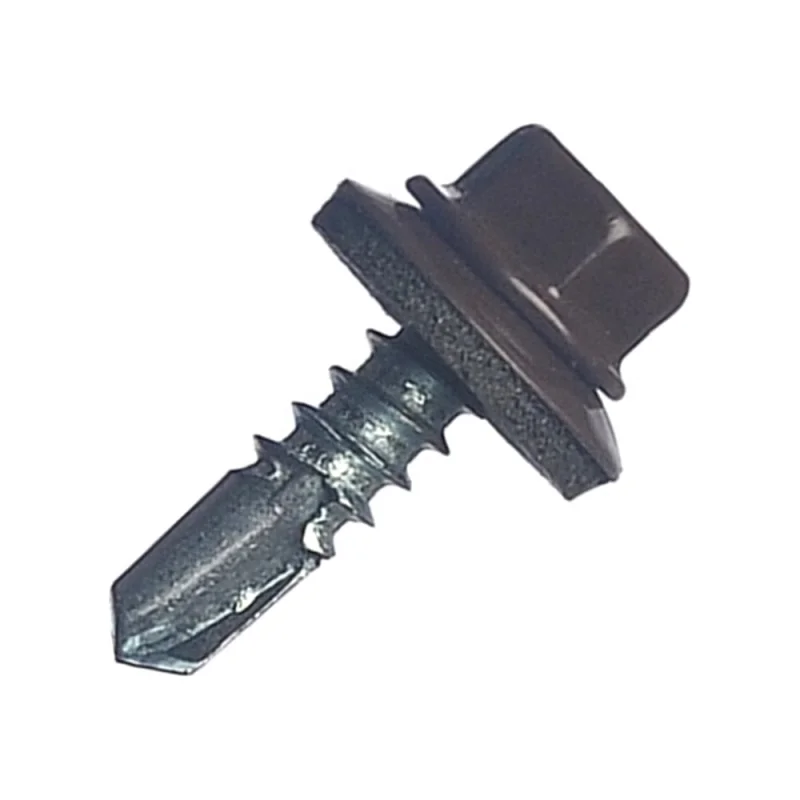 Кровельный саморез МЕТАЛЛСЕРВИС 5.5x19, RAL 8017, 100 шт. 1220594